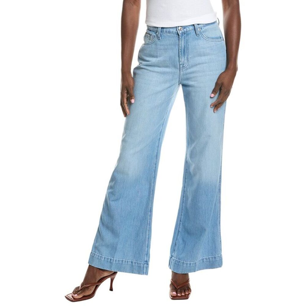 7 For All Mankind Womens  Dojo Tailorless Flare Jean